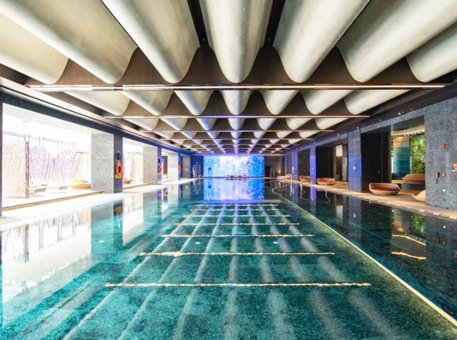 牡丹江网站建设西安W酒店泳池